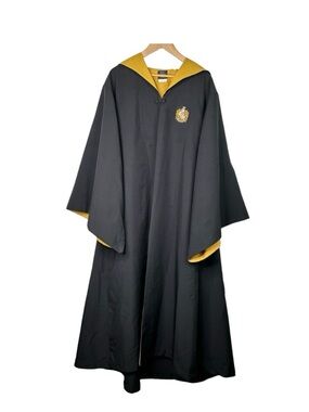 Universal Studios Harry Potter Hogwarts Hufflepuff Robe Cloak Cape Adult medium